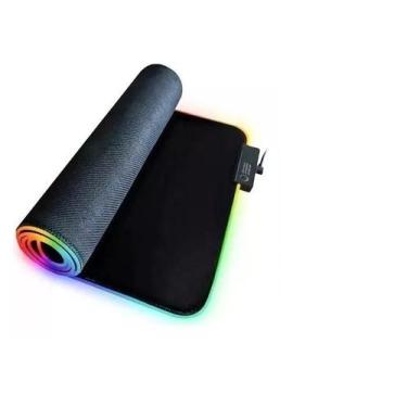 Imagem de Mouse Pad Gamer Led RGB 300mm x 800mm x 4mm preto - B-MAX