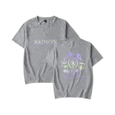 Imagem de Camiseta Neutra Katseye Merch Sad De Manga Curta, Moda Pop, Roupa Espo