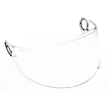 Imagem de Viseira Cristal transparente Helt Tour Helt Race Glass - Polivisor - B