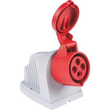 Imagem de Tomada de Sobrepor Industrial 3P+T 16 A 380-415 Vca 6 H Tramontina - T