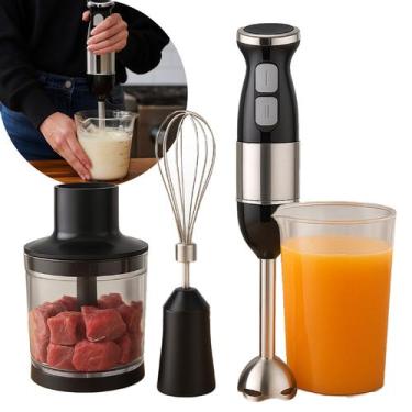 Imagem de Processador Misturador Mixer Vertical Turbo Moedor De Carne Blend 500W