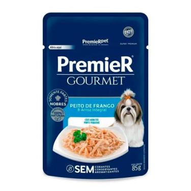 Imagem de Ração Úmida Premier Gourmet Cães Pequeno Porte Frango E Arroz Integral