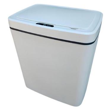 Imagem de Lixeira Inteligente Sensor Automático Cozinha Banheiro 14 Litros Lelon