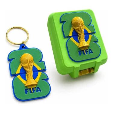 Imagem de Caixa Porta Figurinha Premium Copa Do Mundo 2026 Suporta 200 - TOP 3D 