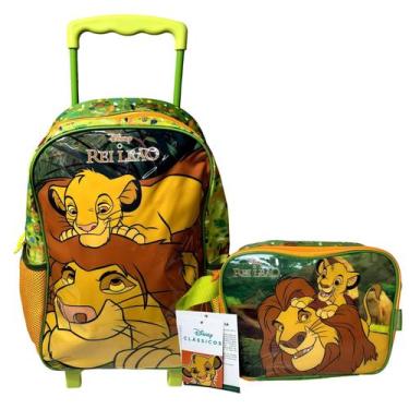 Imagem de Kit Escolar Infantil O Rei Leão Criança Leãozinho Simba E Leão Mufasa 