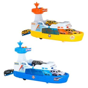 Imagem de Brinquedo Barco Guarda Costeira com Som e Luz - DM Toys - COMERCIAL DM