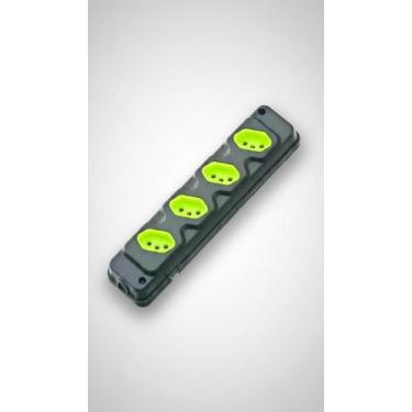 Imagem de Régua Tomada 4 Saídas 2P+T 10/20A Bi-volt - Congratulations Store