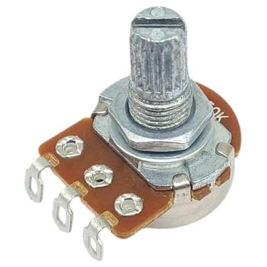 Imagem de Potenciometro guitarra A250K CURTO poste15mm base16mm MXP