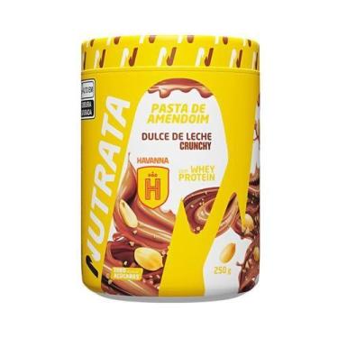 Imagem de Pasta de Amendoim Proteica com Whey  250g  Nutrata, Dulce de Leche Cru