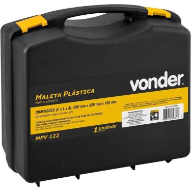 Imagem de Maleta Plástica MPV 122 com Praticidade no Transporte Vonder