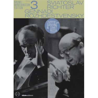 Imagem de Bruno Monsaingeon Edition Vol 3 -Sviatoslav Richter / Gennadi Rozhdestvensky. 5 DVDs