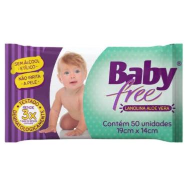 Imagem de Lenço Umedecido Baby Free 4 Pacotes 50 Unidades