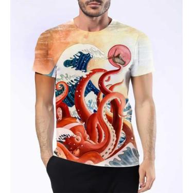Imagem de Camiseta Camisa Polvos Animal Moluscos Tentáculos Bico 2 - Estilo Krak