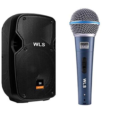 Imagem de Caixa Acústica WLS S8 Ativa com Bluetooth + Microfone M58A