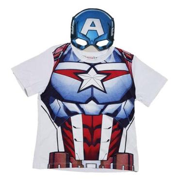 Imagem de Camiseta Cativa Marvel Hulk Homem De Ferro Homem Aranha Thor Capitão A