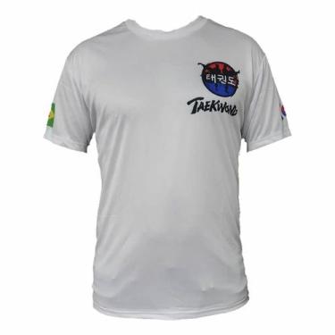 Imagem de Camisa Camiseta Taekwondo Hangul - Fb-2071 - Branca - Fight Brasil