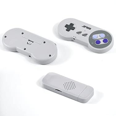 Imagem de MOCDIY POWKIDDY SF900 Console de Videogame HD com 2 Controles Sem Fio e 926 Jogos