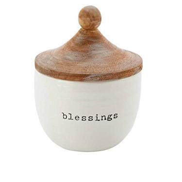 Imagem de Mud Pie Jarra Blessings, branco