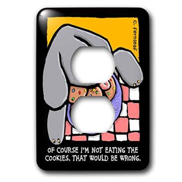 Imagem de 3dRose Tampa de tomada com 2 plugues para biscoitos lsp_36684_6