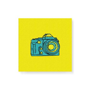 Imagem de Arte Maníacos Quadro Decorativo em Tela Canvas Fotografia Amarelo - 30x30cm