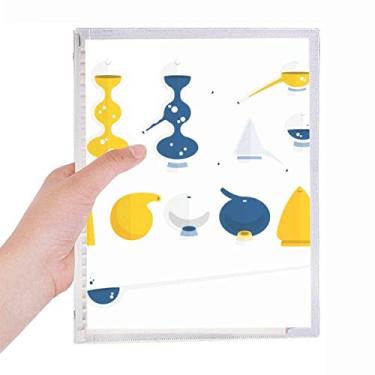 Imagem de Caderno conta-gotas de borracha para produtos de papelaria recarregável com folhas soltas