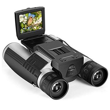 Imagem de Binóculo digital com câmera 12X 32 Zoom Video Photo Recorder Filmadora para Bird Watching Football Game Concert