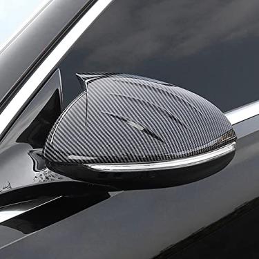 Imagem de Tampa do espelho retrovisor de porta de fibra de carbono protetor de decoração para Mercedes-Benz S Class W223 S450 S560 S500 S580 S63 AMG S580e Acessório exterior de carro