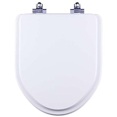 Imagem de Tampa de Vaso Laqueado com Amortecedor Gunna Branco para vaso Eternit 6lpf