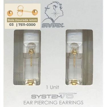 Imagem de Brinco Studex System 75 Adulto Bola Dourada 4Mm - 03