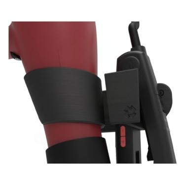 Imagem de Suporte de Parede Compatível com Secador de Cabelo e Chapinha/Prancha