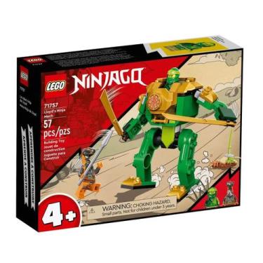 Imagem de Brinquedo Lego Ninjago Robo Ninja Do Lloyd 57 Peças