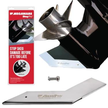 Imagem de MEGAWARE KEELGUARD SkegPro Protetor de aço inoxidável 664 para EVINRUDE para OMC para Suzuki para Yamaha