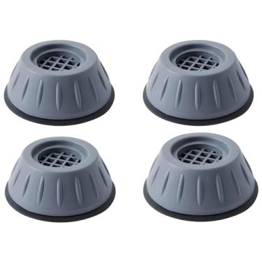 Imagem de Pés Maquina de Lavar Universal Anti Vibração Antiderrapante Amortecedor Ruídos Proteção Lavadora Secadora Antivibração Pés Borracha Móveis Kit 4 Peças Mavife