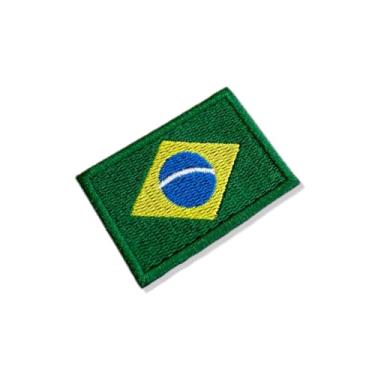 Imagem de BP0403-015 Bandeira Brasil Patch Bordado 5,7×3,8cm (D) Matriz Para Bordar)