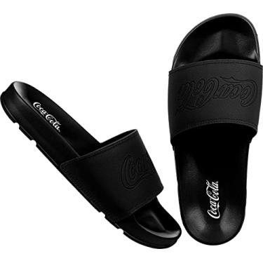 Imagem de Chinelo Coca Cola Groove Slide Preto