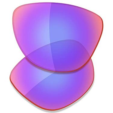 Imagem de SAUCER Lentes de reposição premium para óculos de sol Oakley Frogskins OO9013 | Frogskins Low Bridge Fit OO9245 High Defense - Shield G30 polarizado