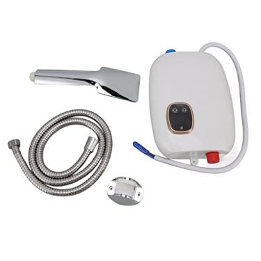 Imagem de Aquecedor Elétrico Instantâneo de água Quente, Tela Sensível Ao Toque de 5500 W, Proteção contra Supertemperatura para Uso Em Chuveiro Doméstico