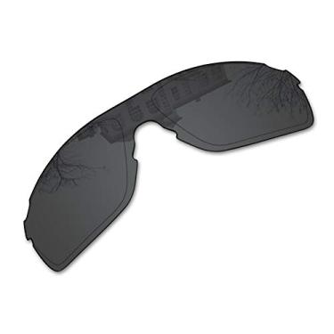 Imagem de Lentes de reposição/acessórios compatíveis com óculos de sol Oakley Millersawp EVZero Pitch OO9383, Stealth Black-Polarized, One Size