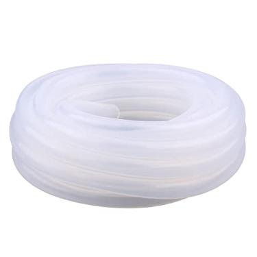 Imagem de DERPIPE Tubo de silicone de grau alimentício - 1/10.2 cm ID x 3/20.3 cm OD , mangueira de silicone puro de alta temperatura para fabricação de vinho caseiro, transferência de bomba, 3 metros (3 m) de