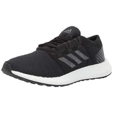 Imagem de adidas Tênis de corrida infantil adidas Pure Boost Go, Preto/Cinza/Carbono, 17