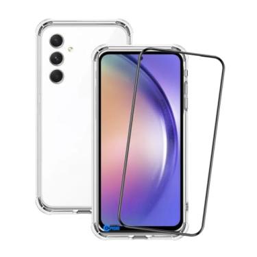 Imagem de Kit Capinha Capa Antiqueda para Samsung Galaxy A54 + Película de Vidro 3D