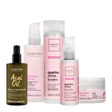 Imagem de Kit Cadiveu Professional Essentials Quartzo Shine Shampoo Máscara Pré-