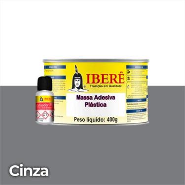 Imagem de Massa Plastica Branca / Cinza / Preta Granitos e Moveis 400g Ibere, Ci