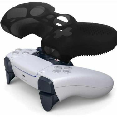 Imagem de Capa Silicone Para Controle Dualsense Ps5 Preta 2 Unidades - Up brasil