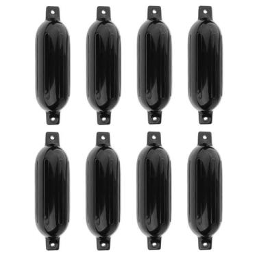 Imagem de Defensa Inflável Preta G3 14 X 51cm Lancha Barco Kit 8 - Noster Náutic
