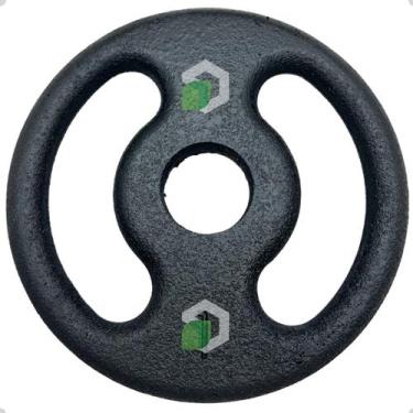 Imagem de Anilha de Ferro Fundido Pintada - 1 Kg - 2M FITNESS