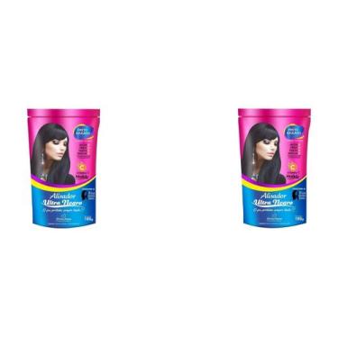 Imagem de Hene em Gel Perfumado Modelo Alisador Ultra Negro 04x180gr Preto Forte