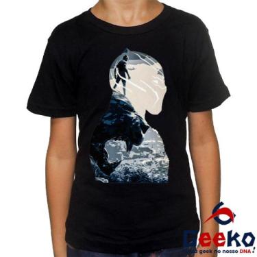 Imagem de Camiseta Infantil Pantera Negra 100% Algodão The Black Panther Wakanda