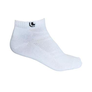 Imagem de Meia Lupo Sport Unissex Cano Curto Algodão 03225-082, 37-40, Branco