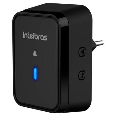 Imagem de Módulo Interno Campainha Intelbras CMI 101 Preto  Alcance 100 Metros